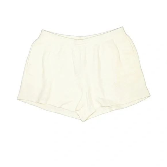 NWT J. Crew White/Cream Pull On Cotton Shorts - Picture 1 of 4